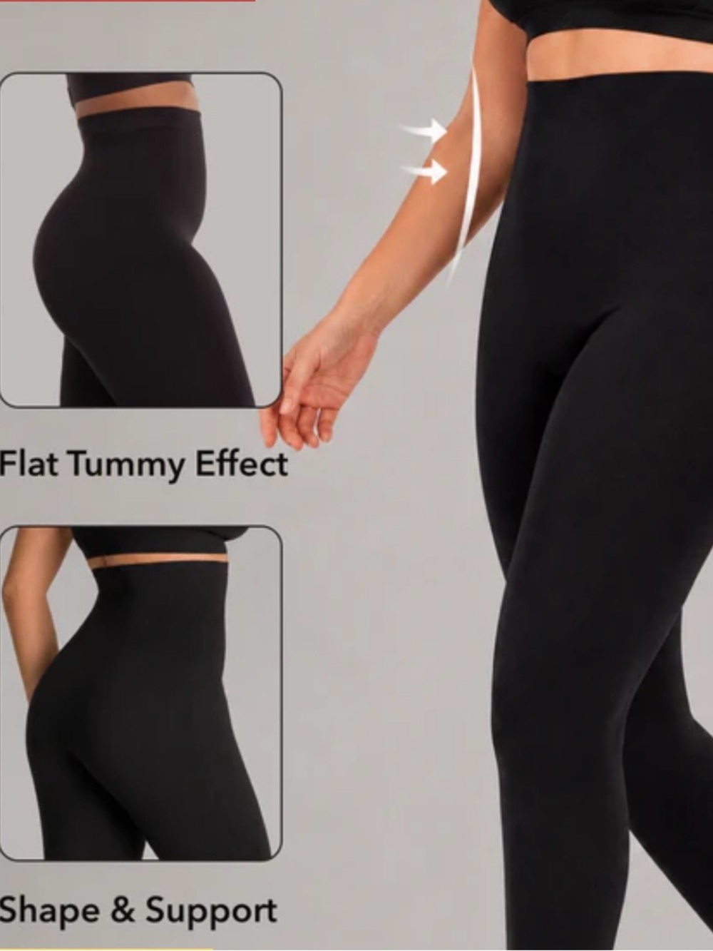 Shapermint High-Waist Black Shaping Leggings